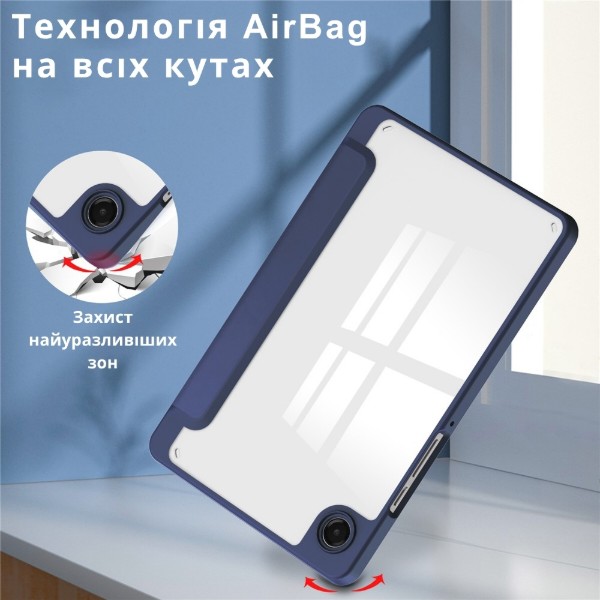 Фото - Чехол для планшета BeCover Soft Edge TPU с креплением for Samsung Galaxy Tab A11 Plus SM-X236B 11" Deep Blue (715566)